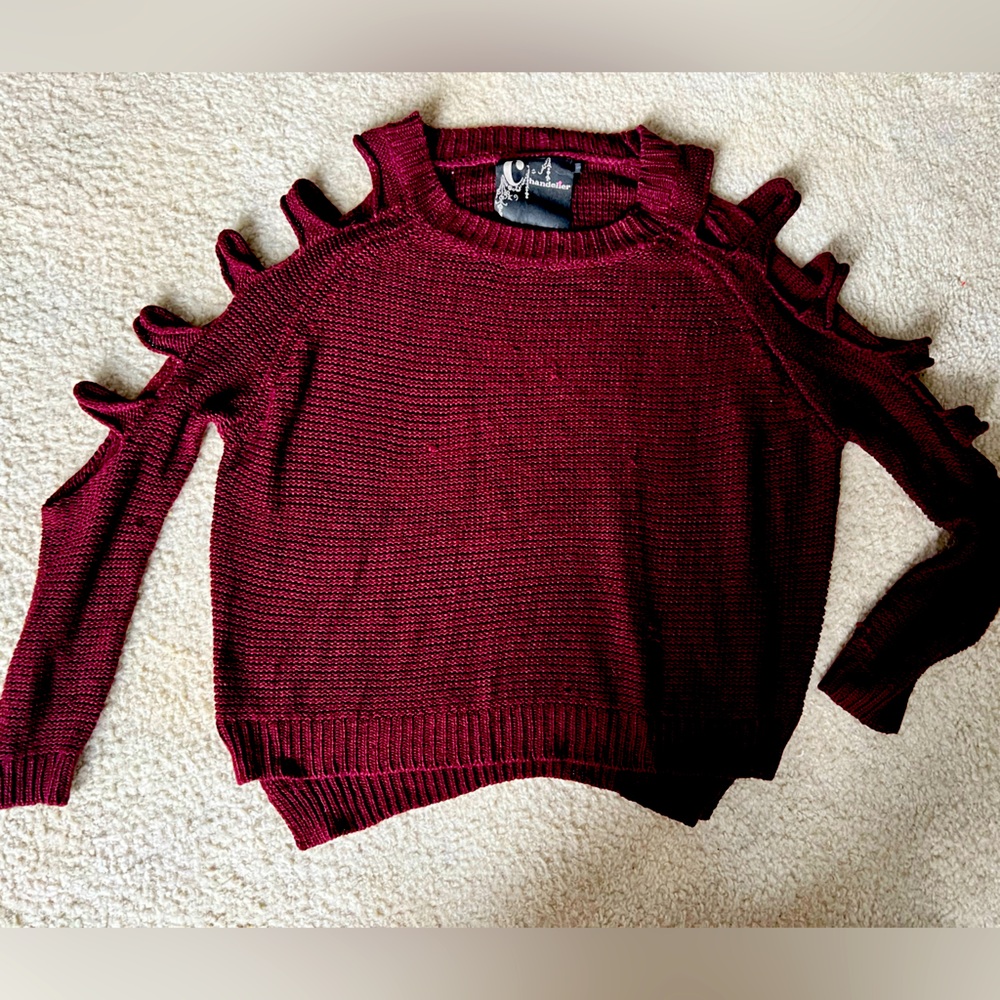 Cold Shoulder Sweater